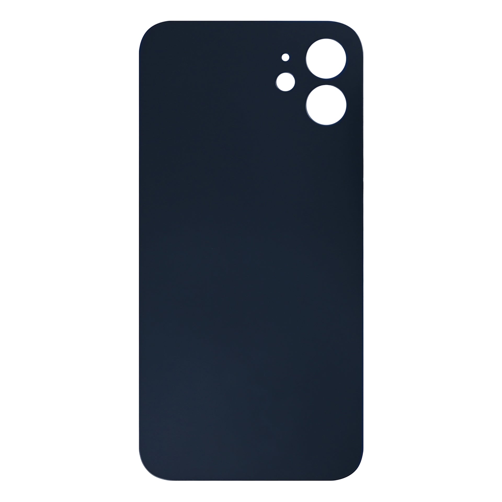 For Apple iPhone 12 Back Glass, Enlarged Camera Frame Blue Compatible