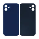 For Apple iPhone 12 Back Glass, Enlarged Camera Frame Blue Compatible
