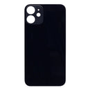 For Apple iPhone 12 Mini Back Glass, Enlarged Camera Frame Black Compatible