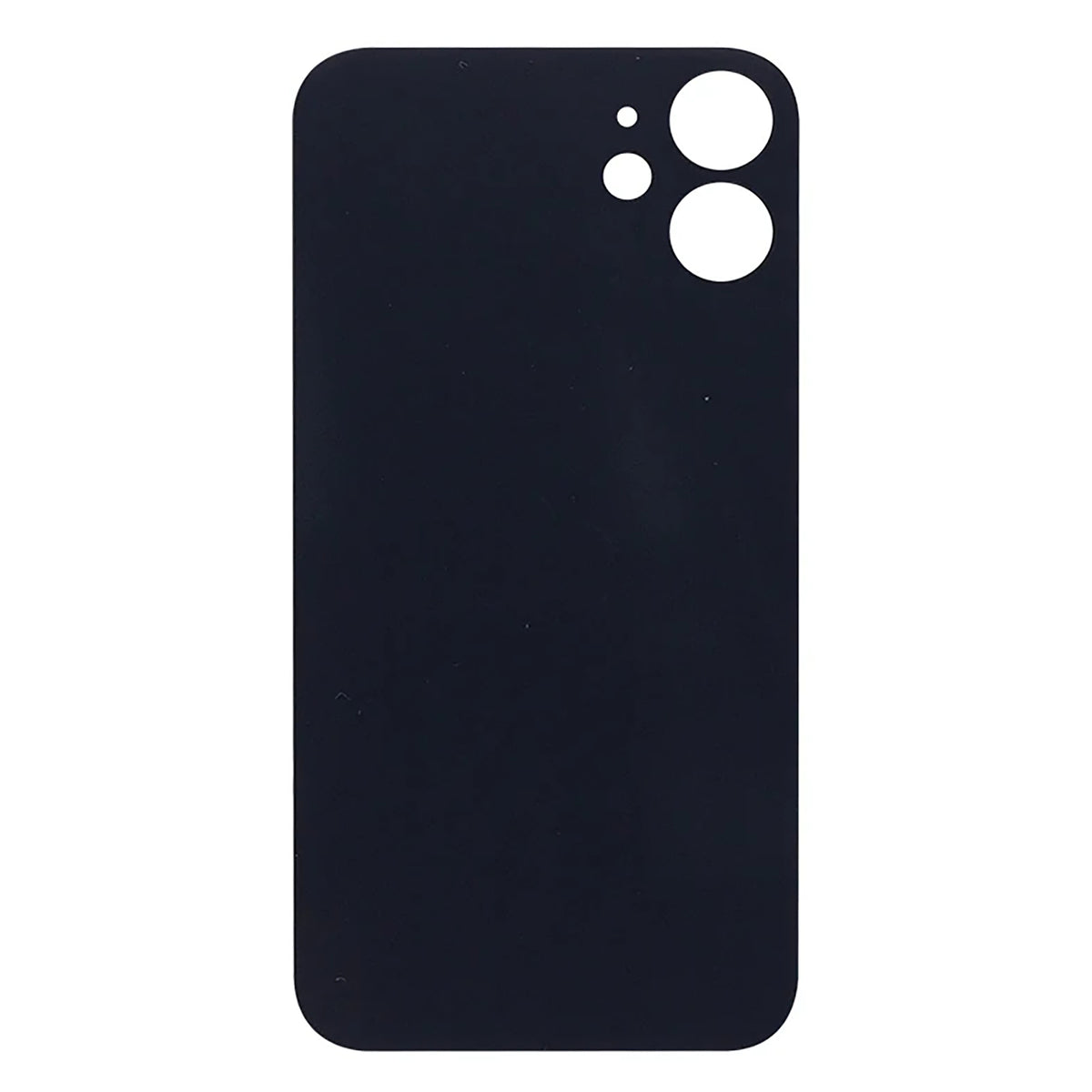 For Apple iPhone 12 Mini Back Glass, Enlarged Camera Frame Black Compatible