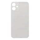 For Apple iPhone 12 Mini Back Glass, Enlarged Camera Frame White Compatible