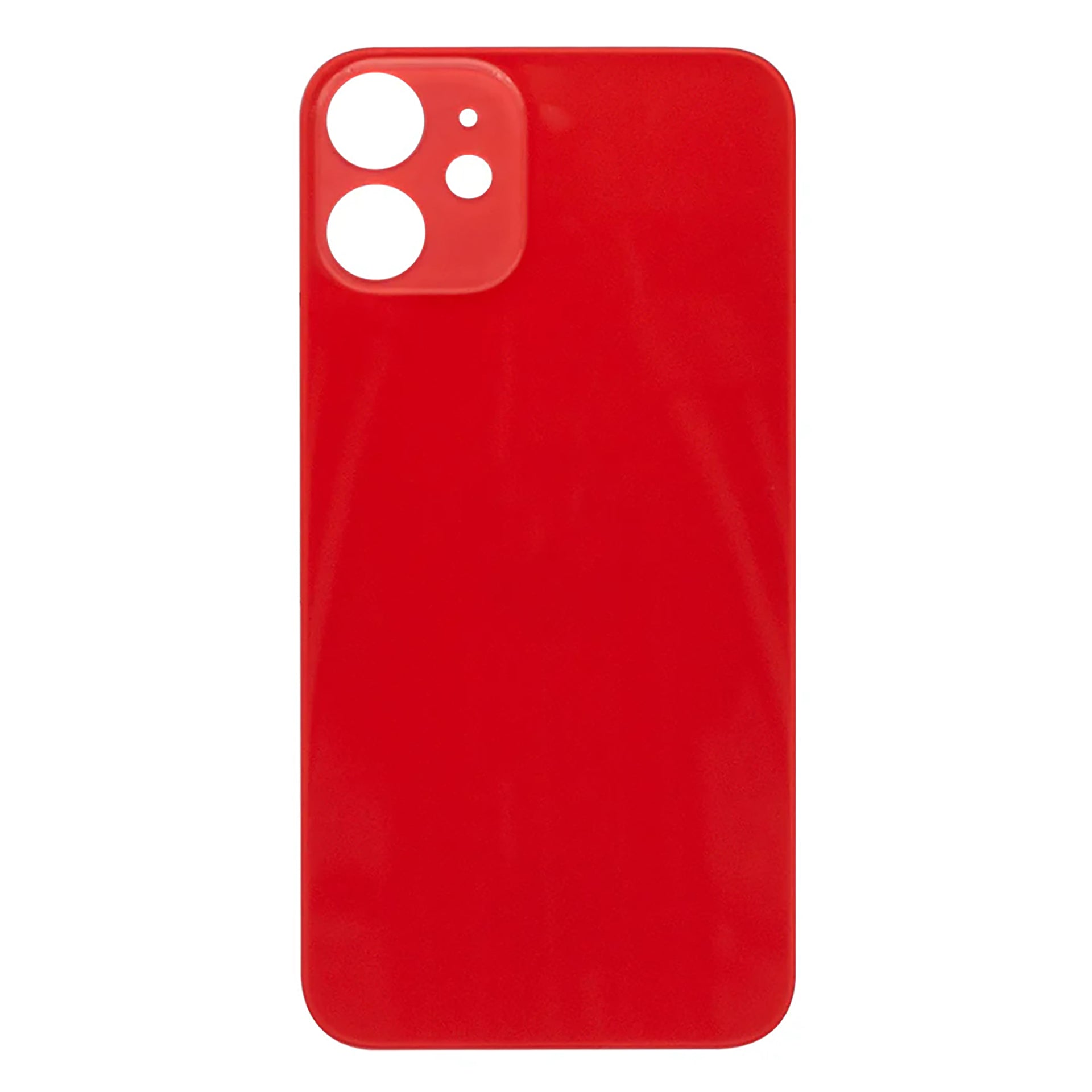 For Apple iPhone 12 Mini Back Glass, Enlarged Camera Frame Red Compatible