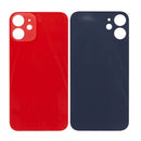 For Apple iPhone 12 Mini Back Glass, Enlarged Camera Frame Red Compatible
