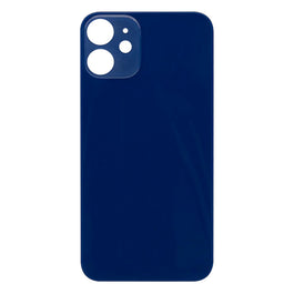 For Apple iPhone 12 Mini Back Glass, Enlarged Camera Frame Blue Compatible