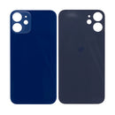 For Apple iPhone 12 Mini Back Glass, Enlarged Camera Frame Blue Compatible
