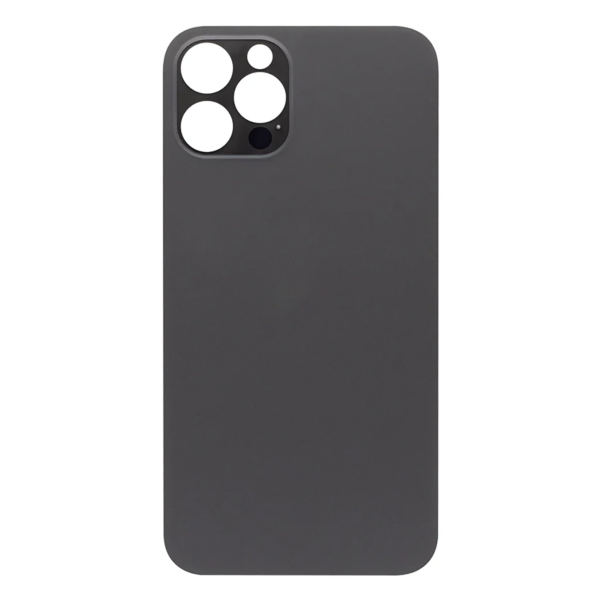 For Apple iPhone 12 Pro Back Glass, Enlarged Camera Frame Graphite Compatible