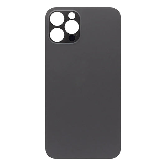 For Apple iPhone 12 Pro Back Glass, Enlarged Camera Frame Graphite Compatible