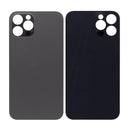 For Apple iPhone 12 Pro Back Glass, Enlarged Camera Frame Graphite Compatible