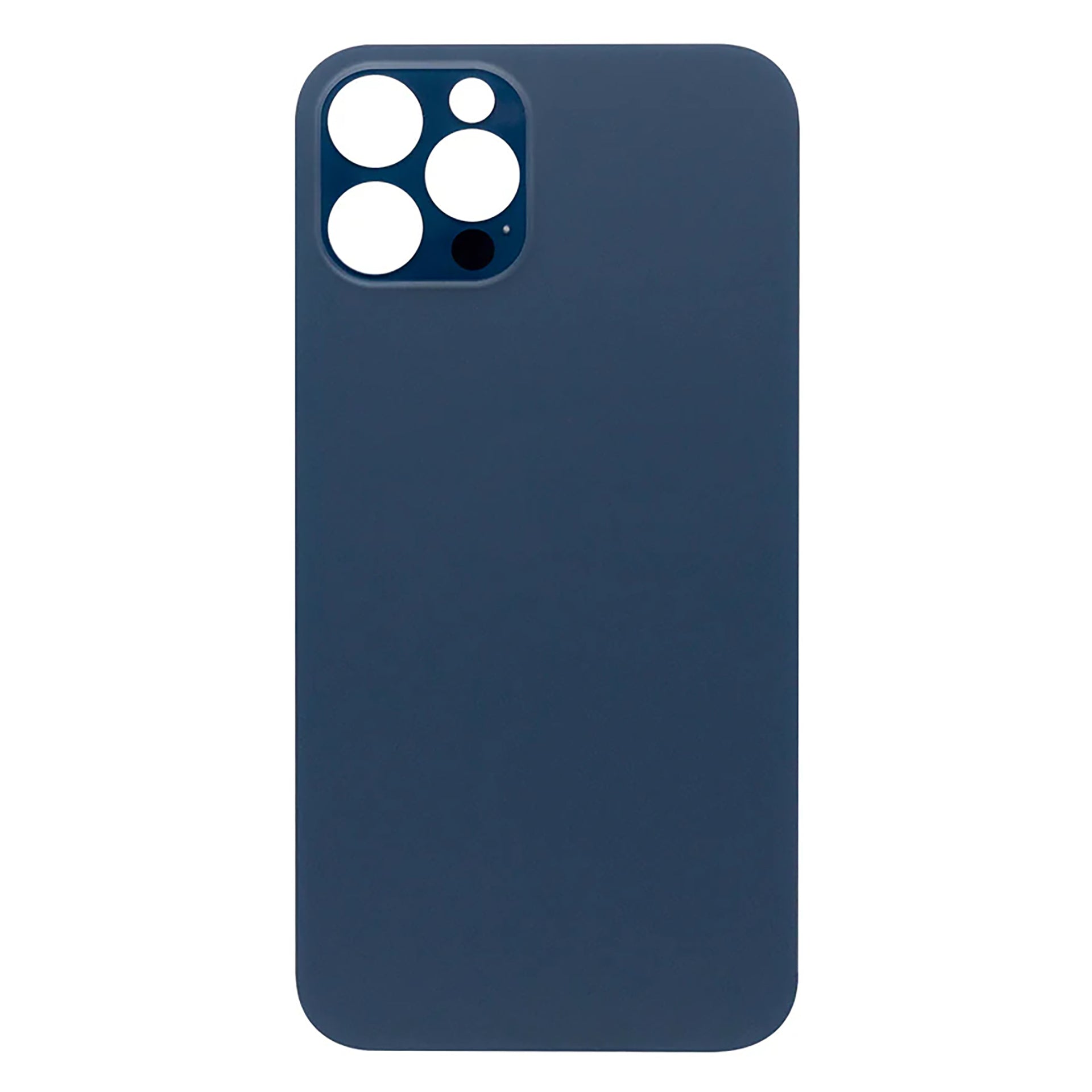 For Apple iPhone 12 Pro Back Glass, Enlarged Camera Frame Pacific Blue Compatible
