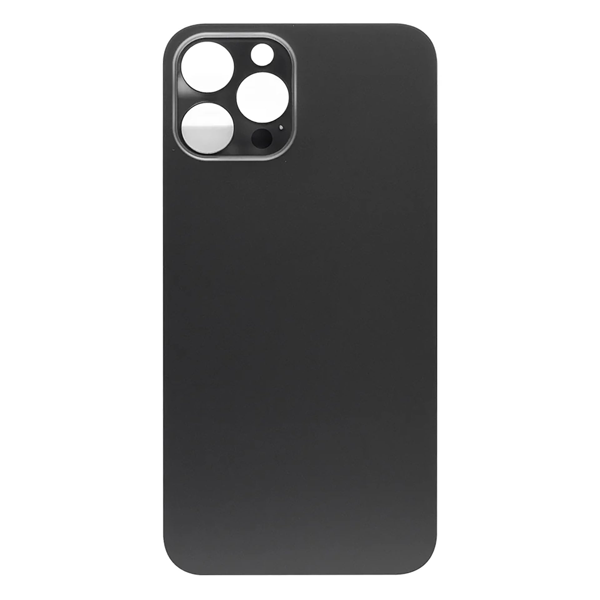 For Apple iPhone 12 Pro Max Back Glass, Enlarged Camera Frame Graphite Compatible