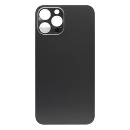 For Apple iPhone 12 Pro Max Back Glass, Enlarged Camera Frame Graphite Compatible