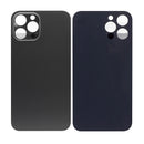 For Apple iPhone 12 Pro Max Back Glass, Enlarged Camera Frame Graphite Compatible