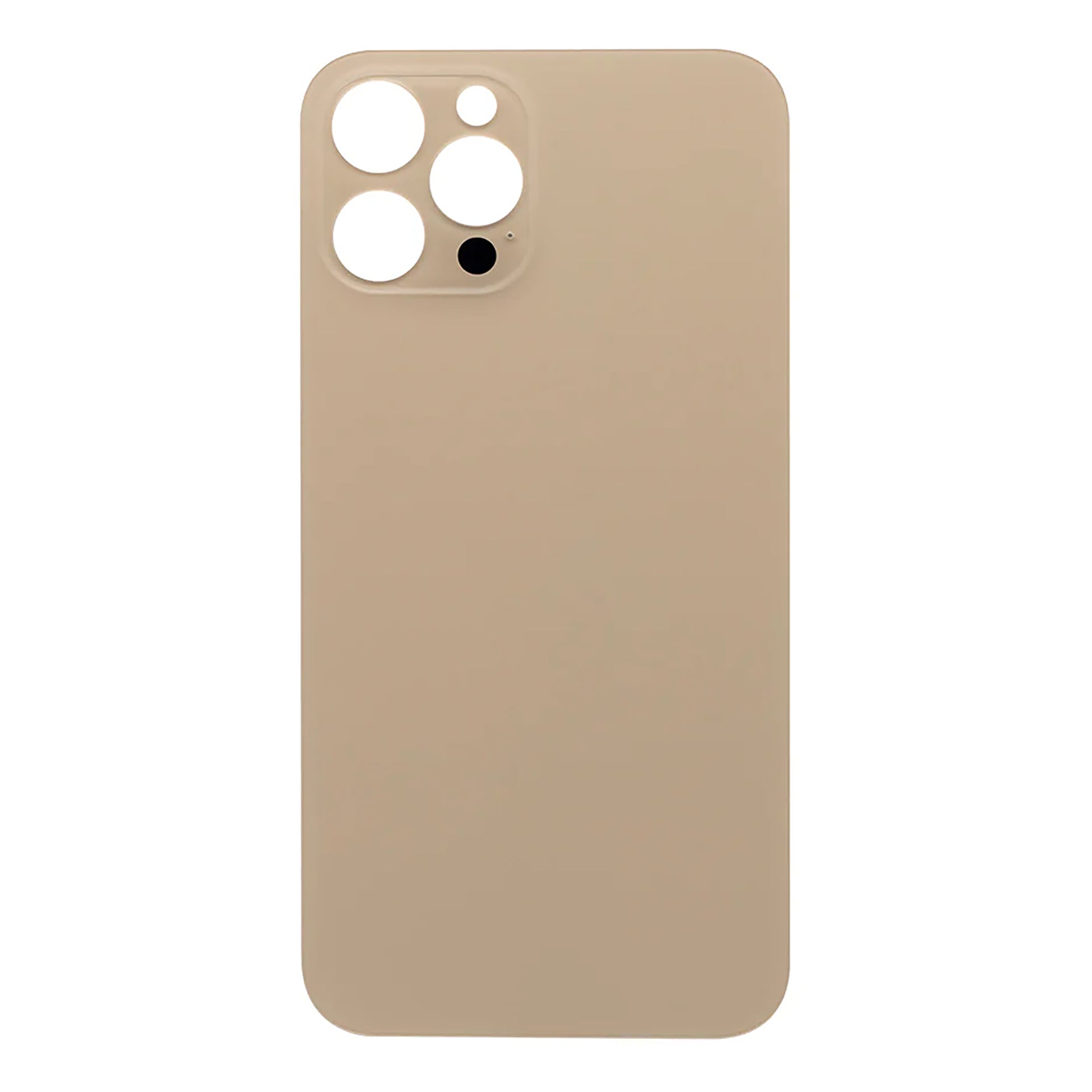 For Apple iPhone 12 Pro Max Back Glass, Enlarged Camera Frame Gold Compatible
