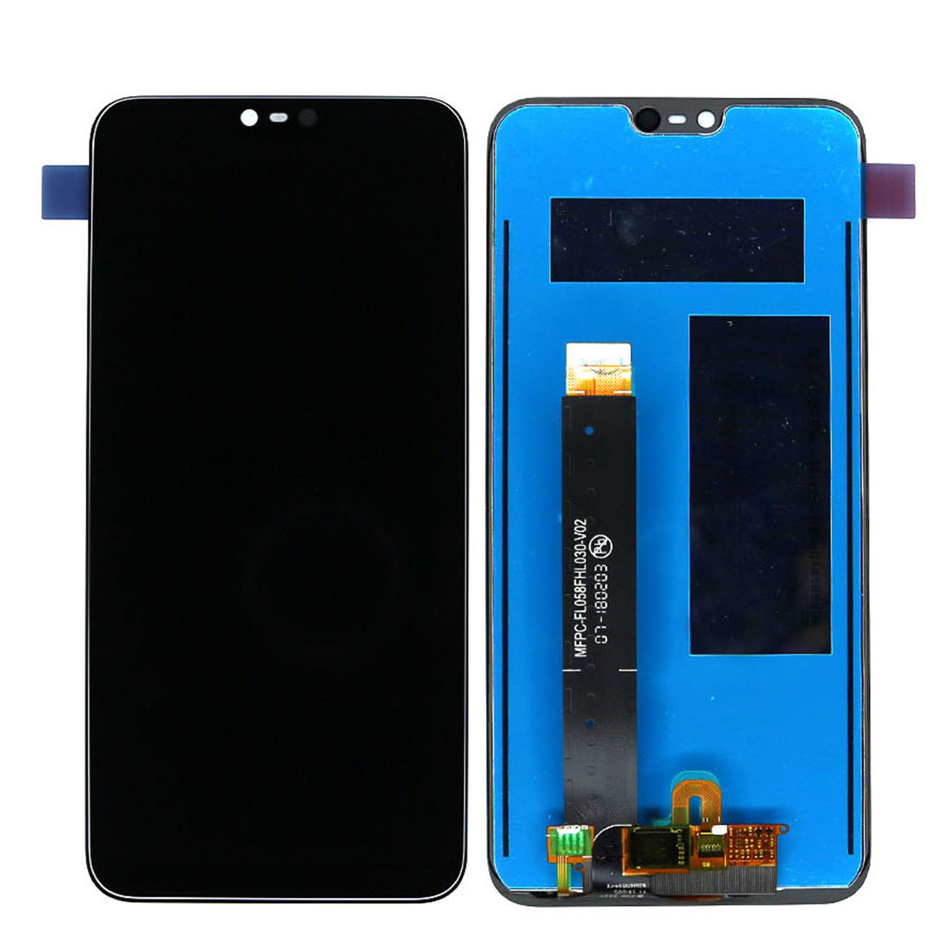Nokia 6.1 Plus (X6) Display And Digitizer Without Frame Black OEM