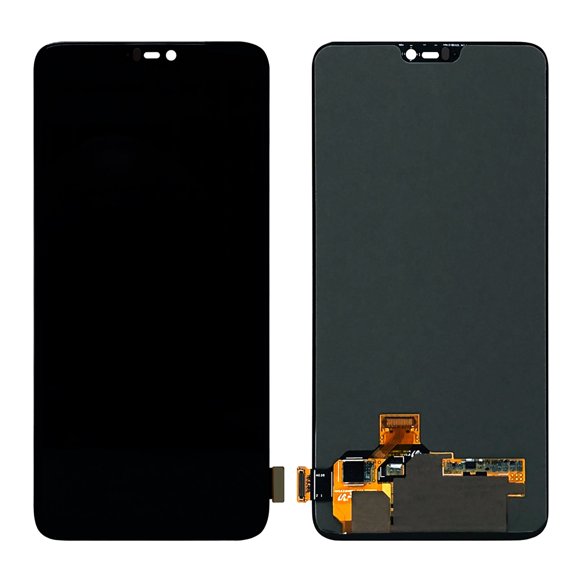 OnePlus 6 Display And Digitizer Without Frame Black Refurbished