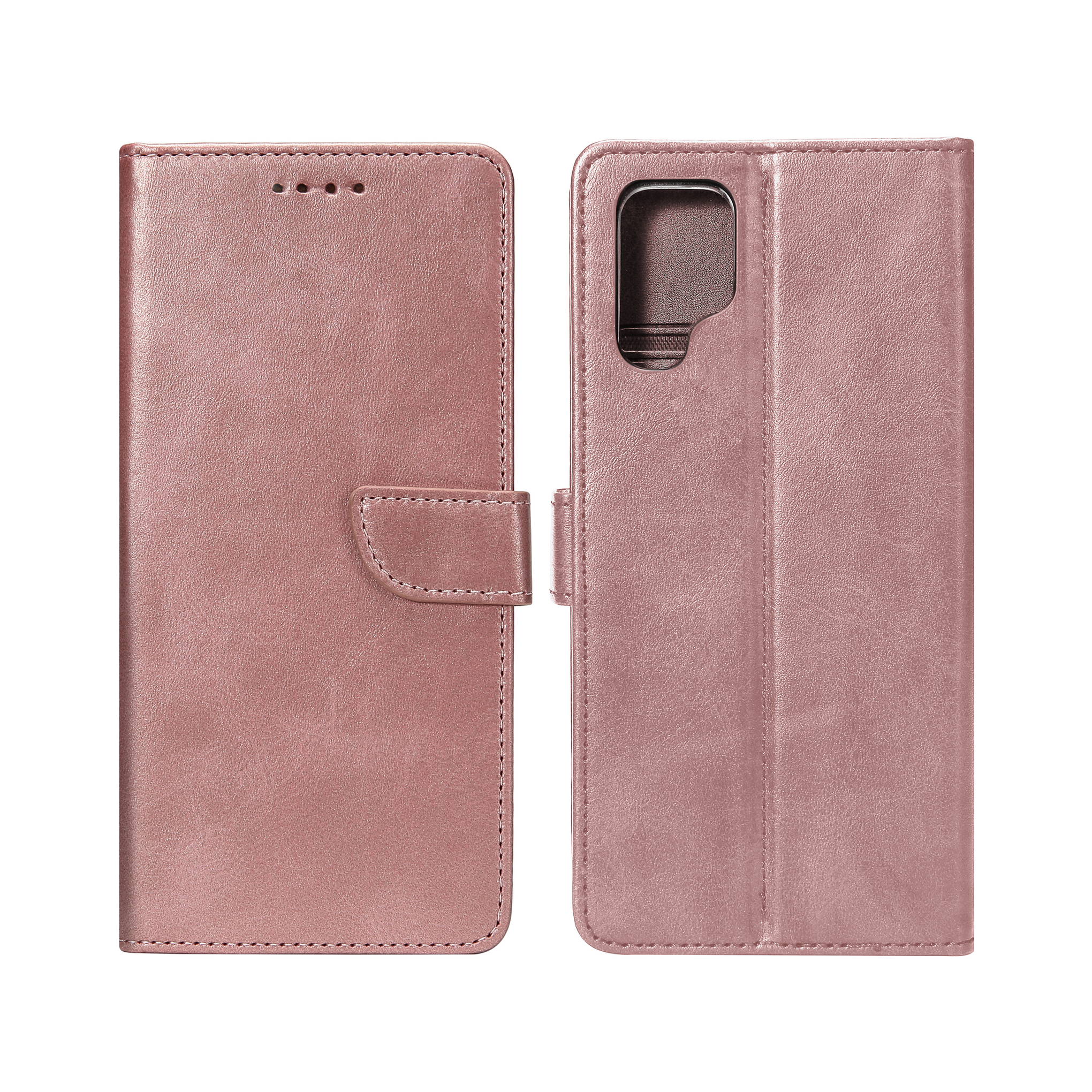 Rixus Bookcase For Samsung Galaxy A32 4G Pink