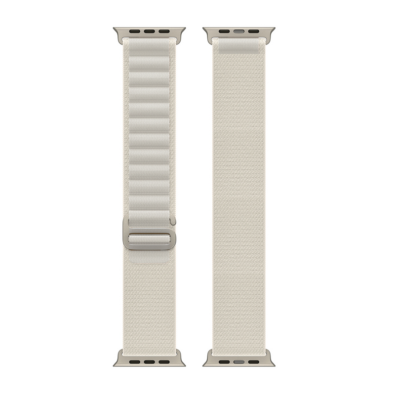 For Apple Watch 42mm, 44mm, 45mm, 49mm Nylon Band Alpine Loop Starlight Retail Box