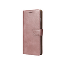 Rixus Bookcase For Samsung Galaxy S24 Plus, S25 Plus Pink