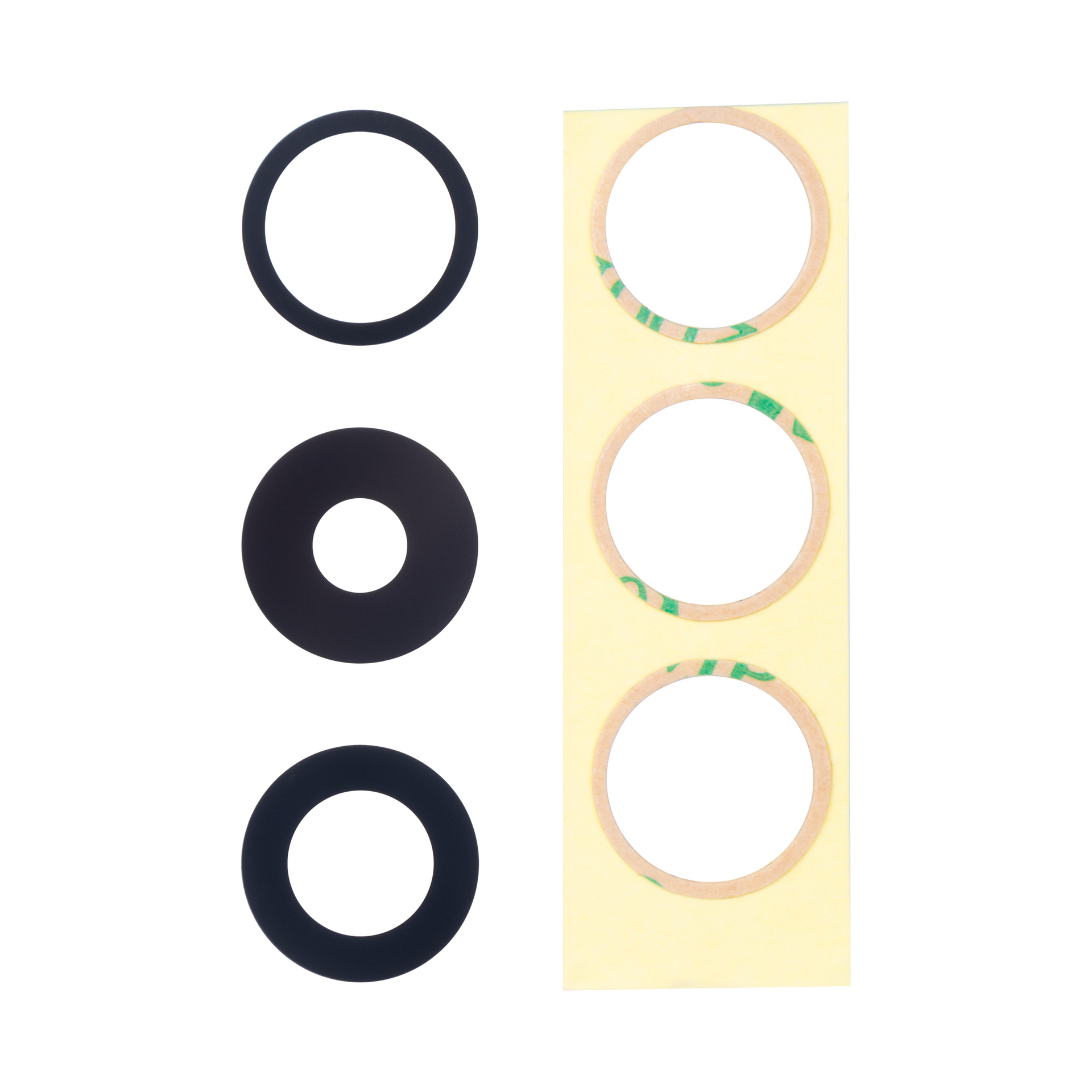 For Apple iPhone 14 Pro, iPhone 14 Pro Max Camera Lens Cover Set Black OEM