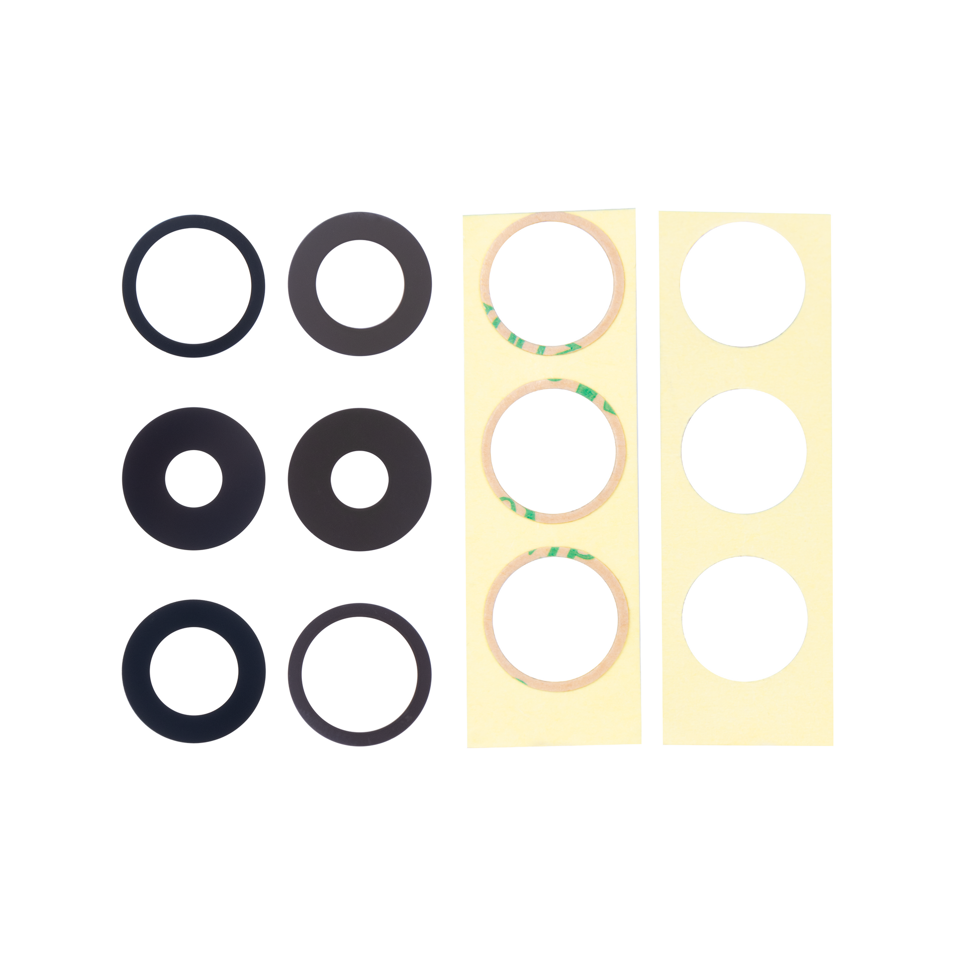 For Apple iPhone 14 Pro, iPhone 14 Pro Max Camera Lens Cover Set Black OEM