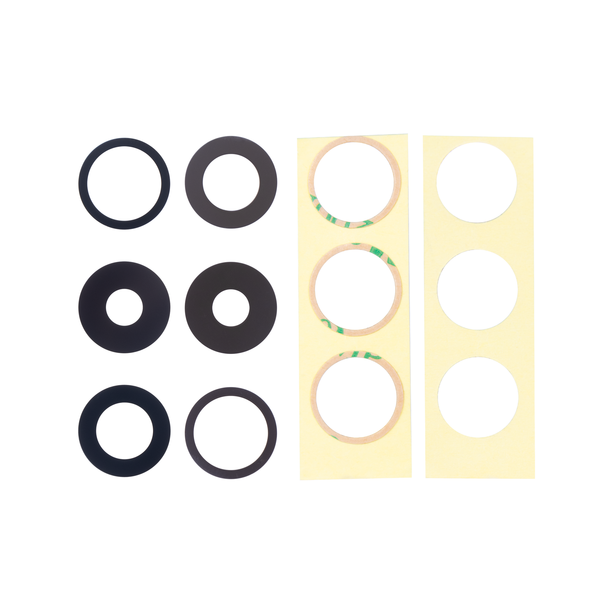 For Apple iPhone 14 Pro, iPhone 14 Pro Max Camera Lens Cover Set Black OEM