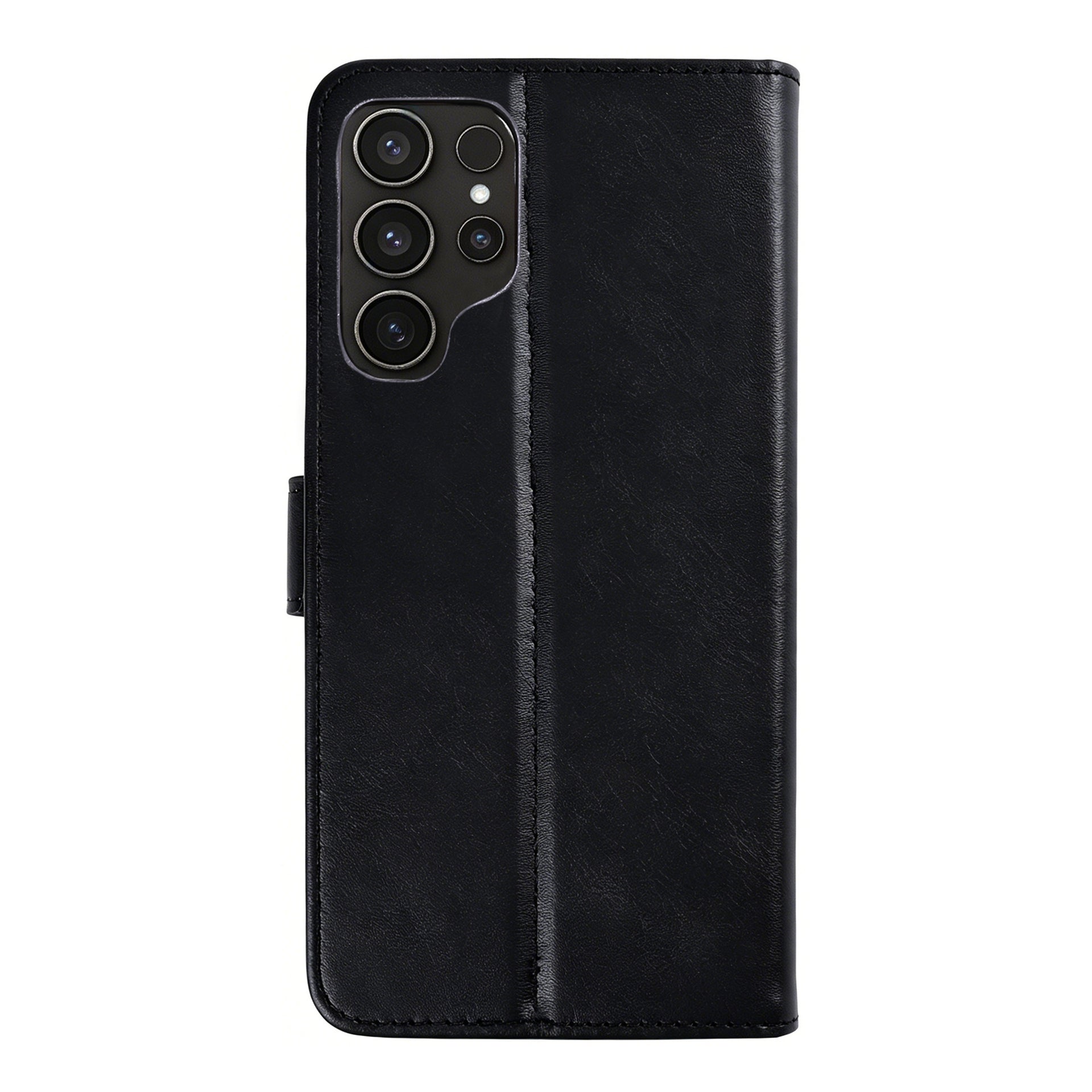 Rixus Bookcase For Samsung Galaxy S24 Ultra 5G Black