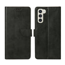 Rixus Bookcase For Samsung Galaxy S24 Plus, S25 Plus Black