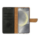 Rixus Bookcase For Samsung Galaxy S24 Plus, S25 Plus Black