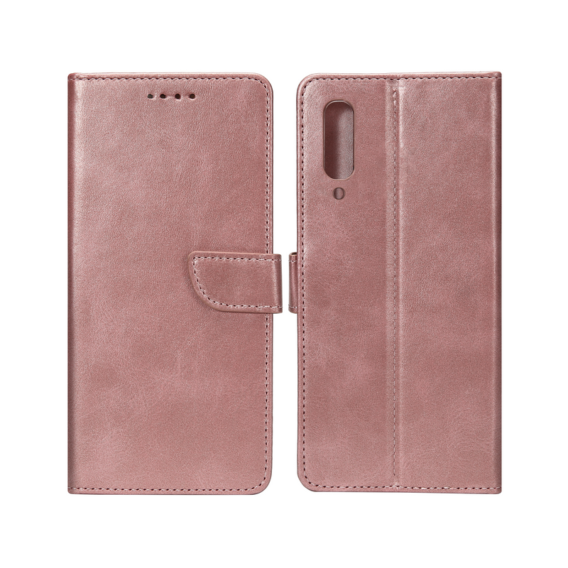 Rixus Bookcase For Samsung Galaxy A50 A505F Pink