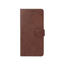 Rixus Bookcase For Samsung Galaxy S24 Ultra 5G Brown