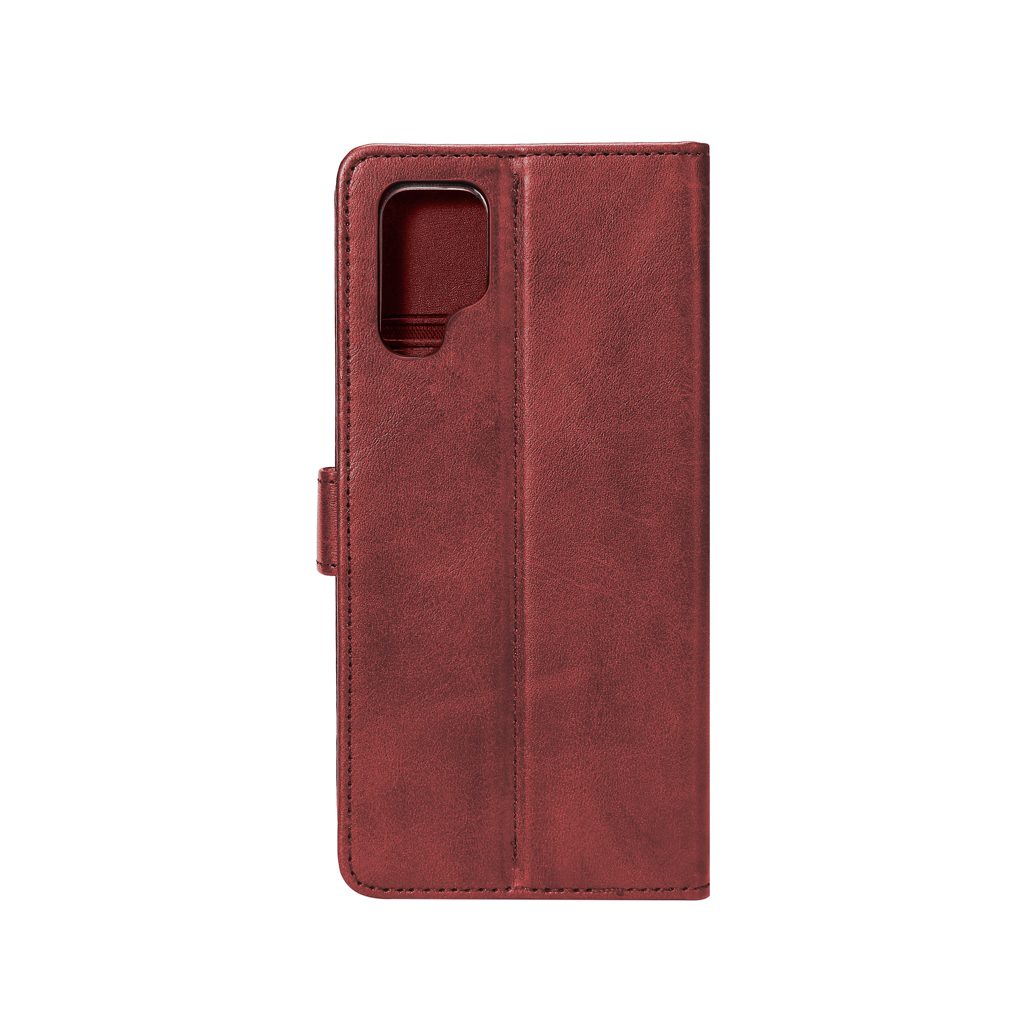 Rixus Bookcase For Samsung Galaxy S24 Ultra 5G Dark Red