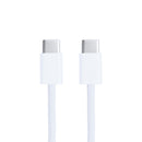 For Apple iPhone 15, 16, 17 Series USB-C To USB-C Woven Cable 200cm 60W White Retail Box