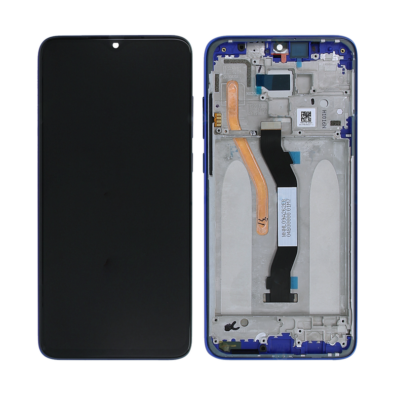 Xiaomi Redmi Note 8 Pro Display And Digitizer With Frame Blue OEM