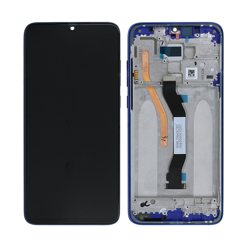 Xiaomi Redmi Note 8 Pro Display And Digitizer With Frame Blue
