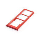 Samsung Galaxy A10 A105F Sim and MicroSD Card Holder Red