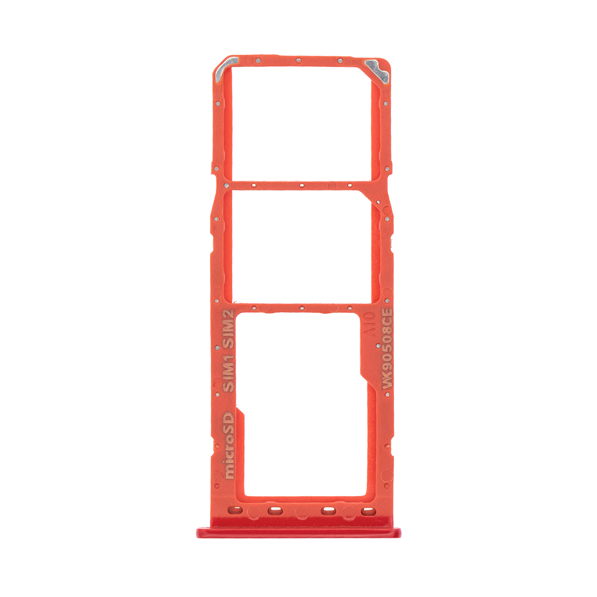 Samsung Galaxy A10 A105F Sim Card Holder Red OEM