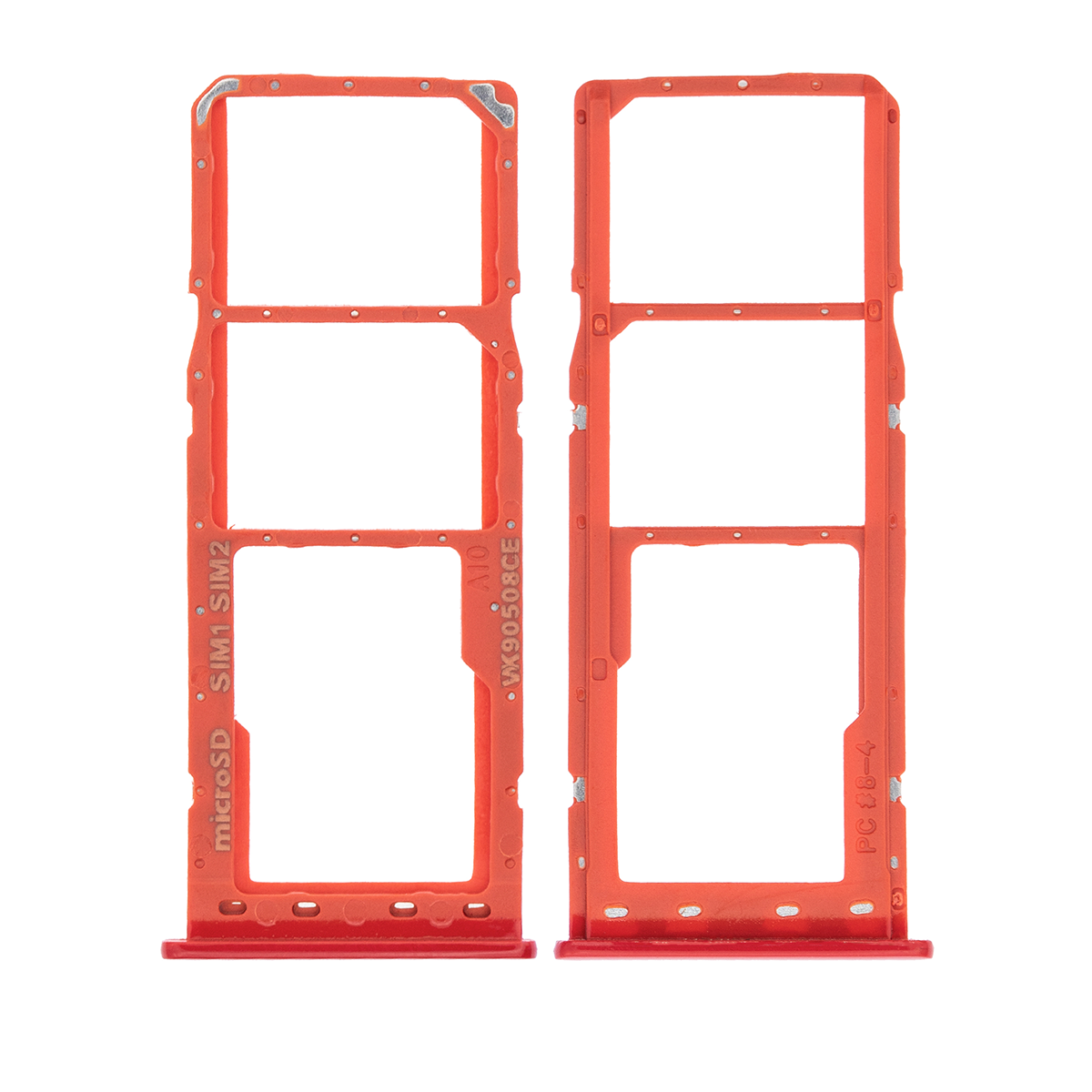 Samsung Galaxy A10 A105F Sim Card Holder Red OEM