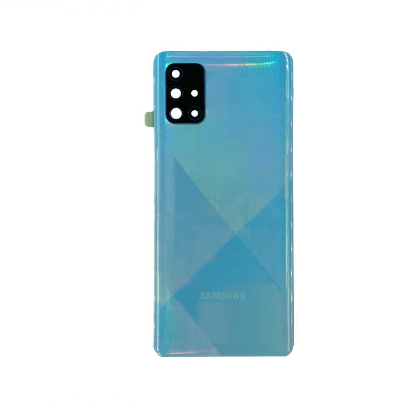 Samsung Galaxy A71 A715F Back Cover Prism Crush Blue With Lens (OEM)