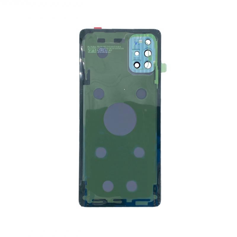 Samsung Galaxy A71 A715F Back Cover With Lens Prism Crush Blue OEM