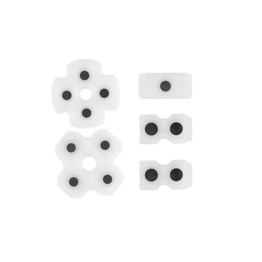 For Sony Playstation 4 Controller Button Rubber Set Black OEM (5pcs)