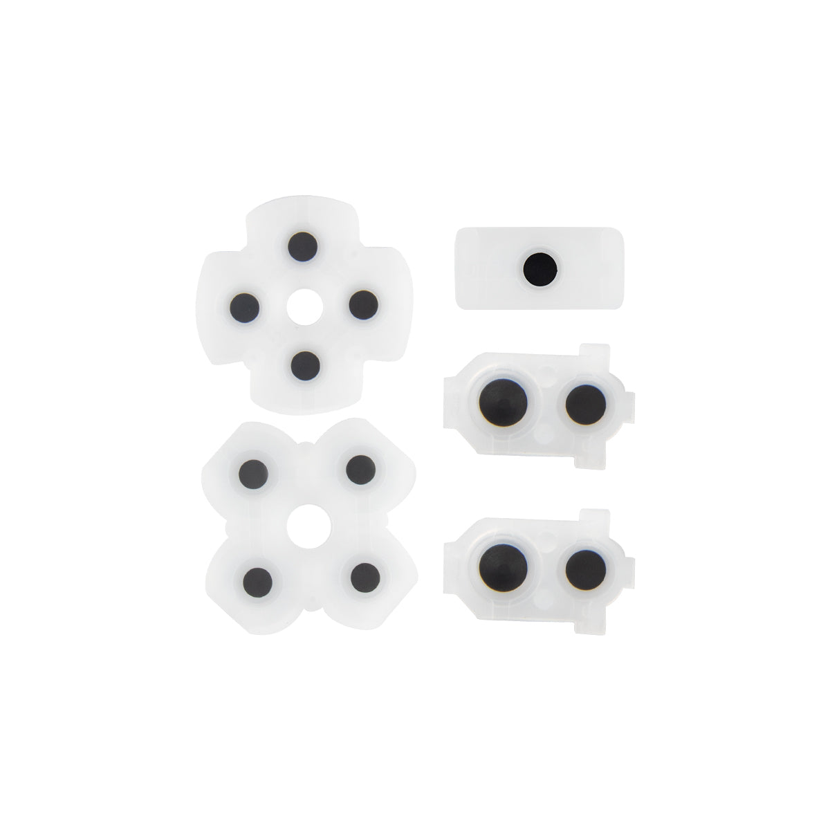 For Sony Playstation 4 Controller Button Rubber Set (JDM-030) Black OEM