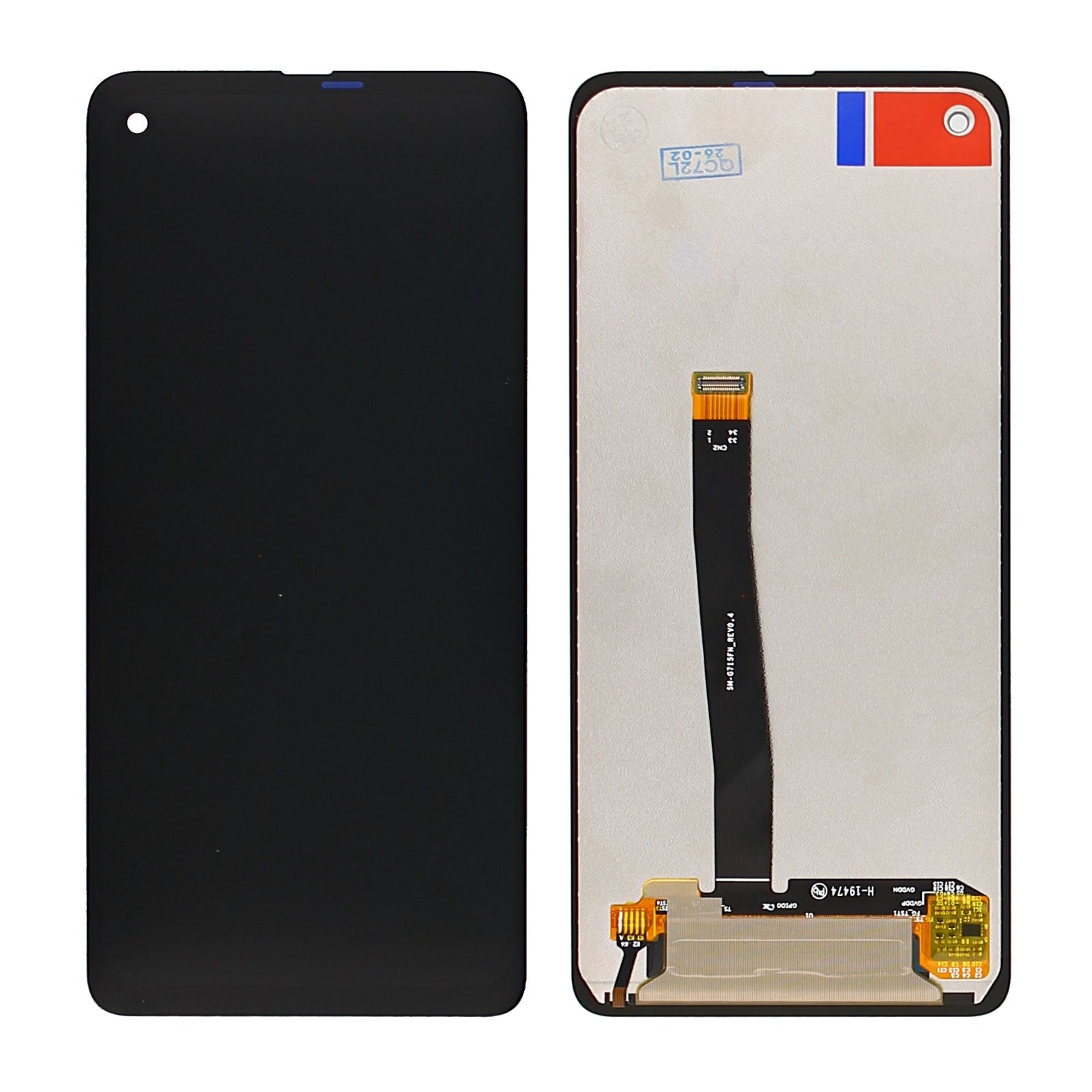 Samsung Galaxy Xcover Pro G715F Display And Digitizer Without Frame Black Service Pack