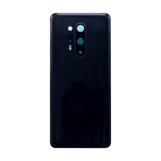 Oneplus 8 Pro Back Cover With Lens Onyx Black OEM
