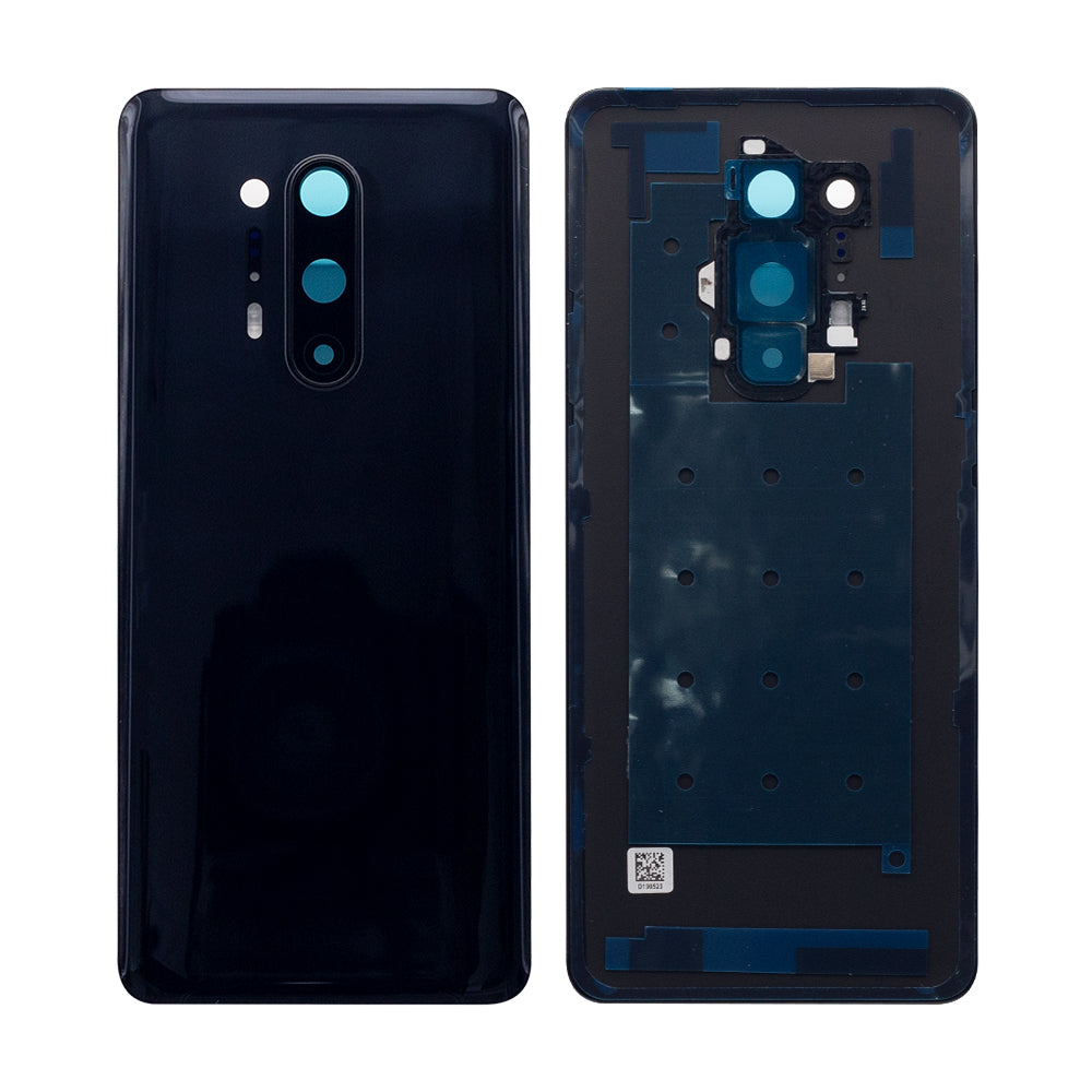 Oneplus 8 Pro Back Cover With Lens Onyx Black OEM