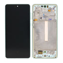Samsung Galaxy A73 5G A736 Display And Digitizer With Frame Mint Service Pack
