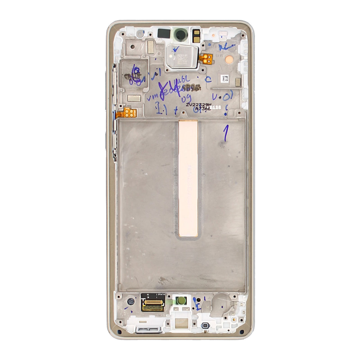 Samsung Galaxy A73 5G A736 Display And Digitizer With Frame White Service Pack