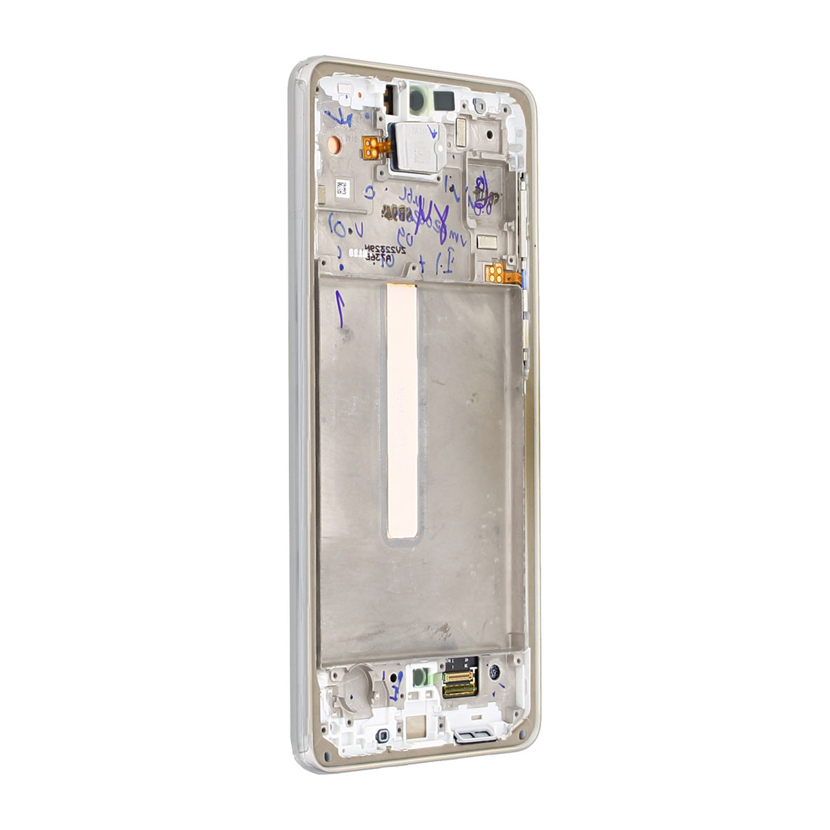 Samsung Galaxy A73 5G A736 Display And Digitizer With Frame White Service Pack