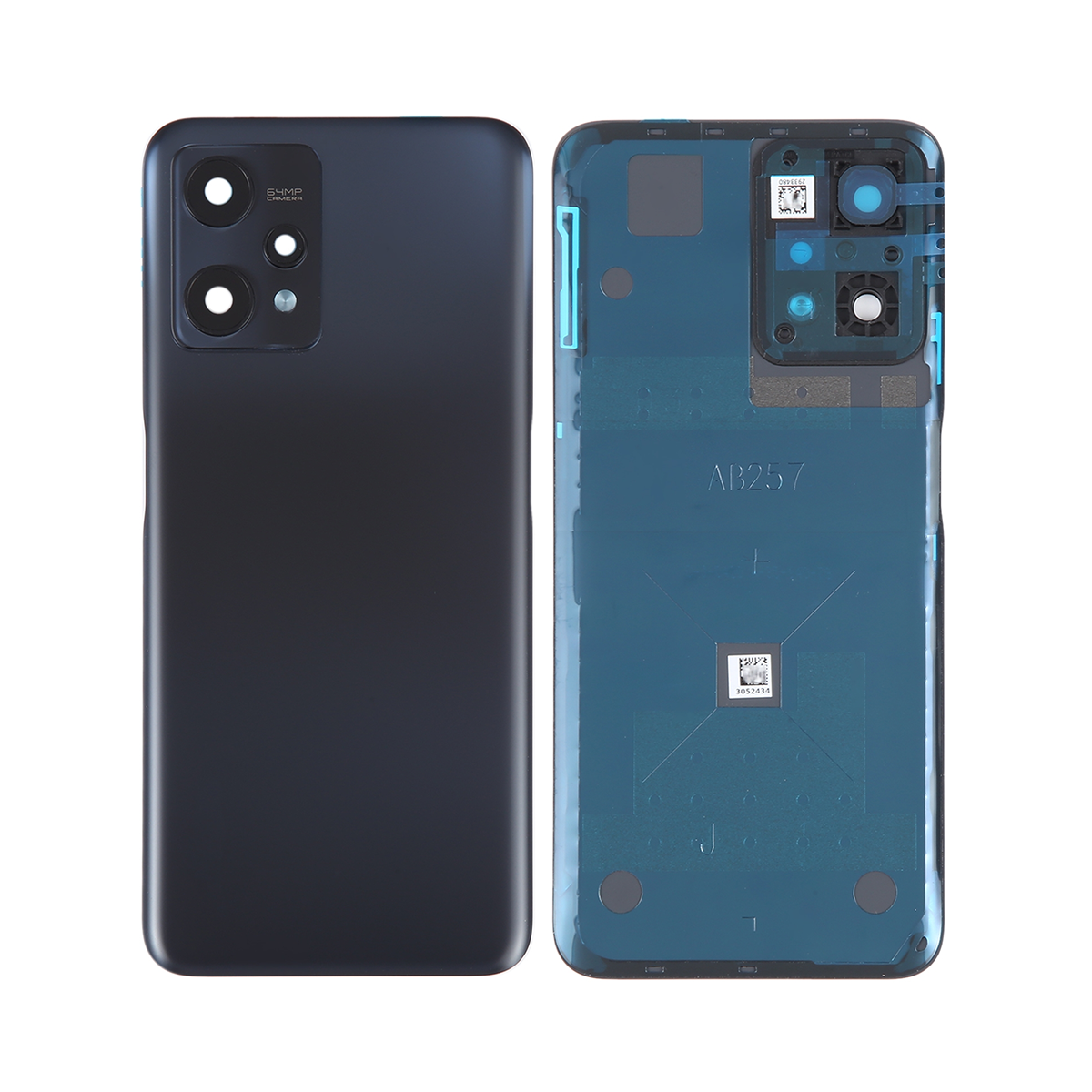 Realme 9 Pro Back Cover With Lens Midnight Black With Lens