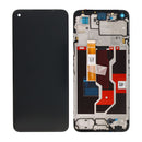 Realme 9i Display And Digitizer With Frame Black Service Pack