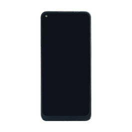 Realme 8i, Narzo 50 Display And Digitizer With Frame Black Service Pack